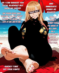 Censored date with Marin on Beach [AI generated] page 3
